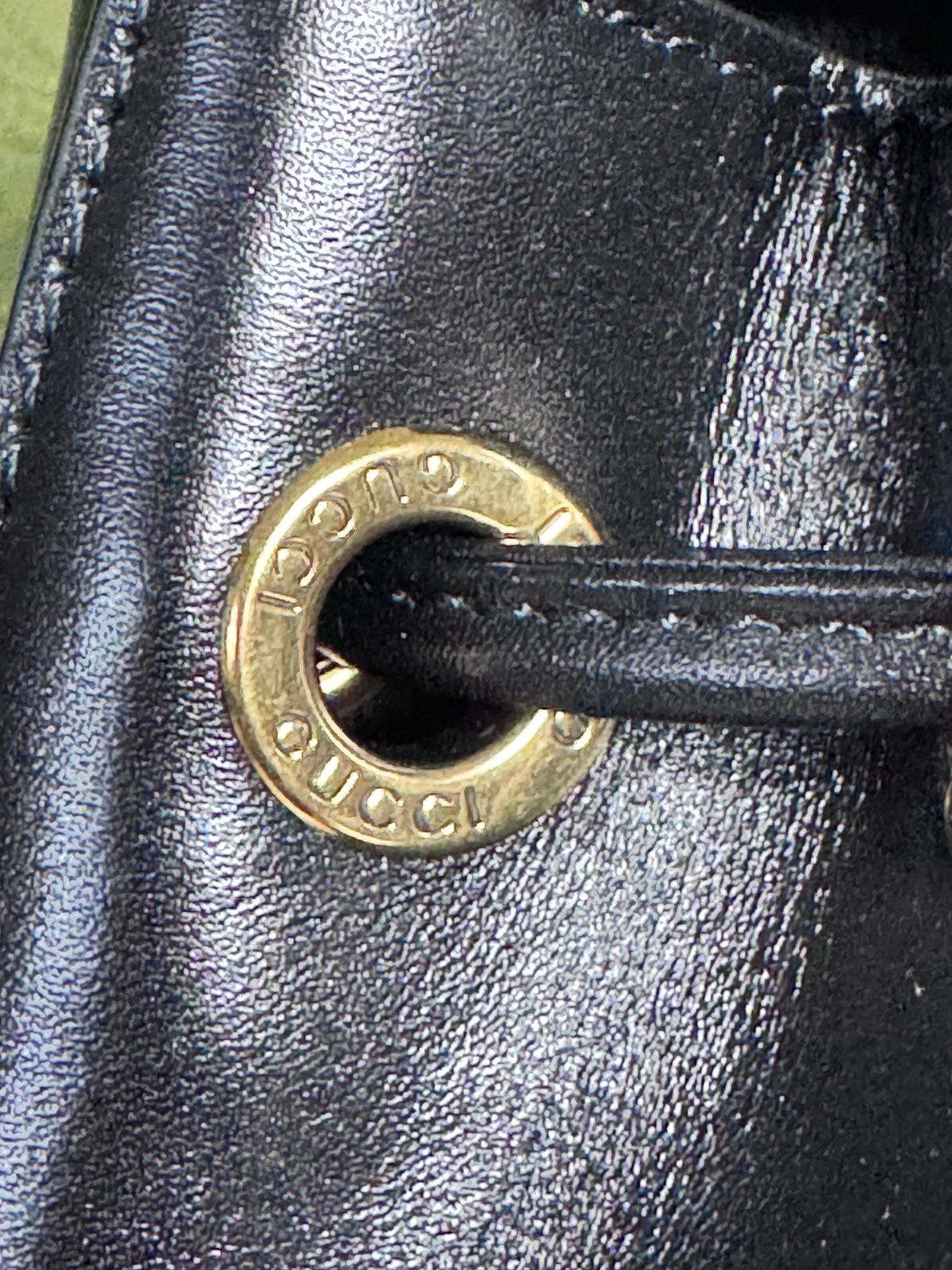 Gucci Bamboo Rucksack Small Black Leather Backpack