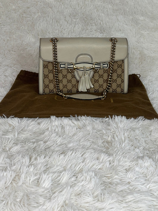 Gucci GG Medium Emily Canvas Shoulder Bag