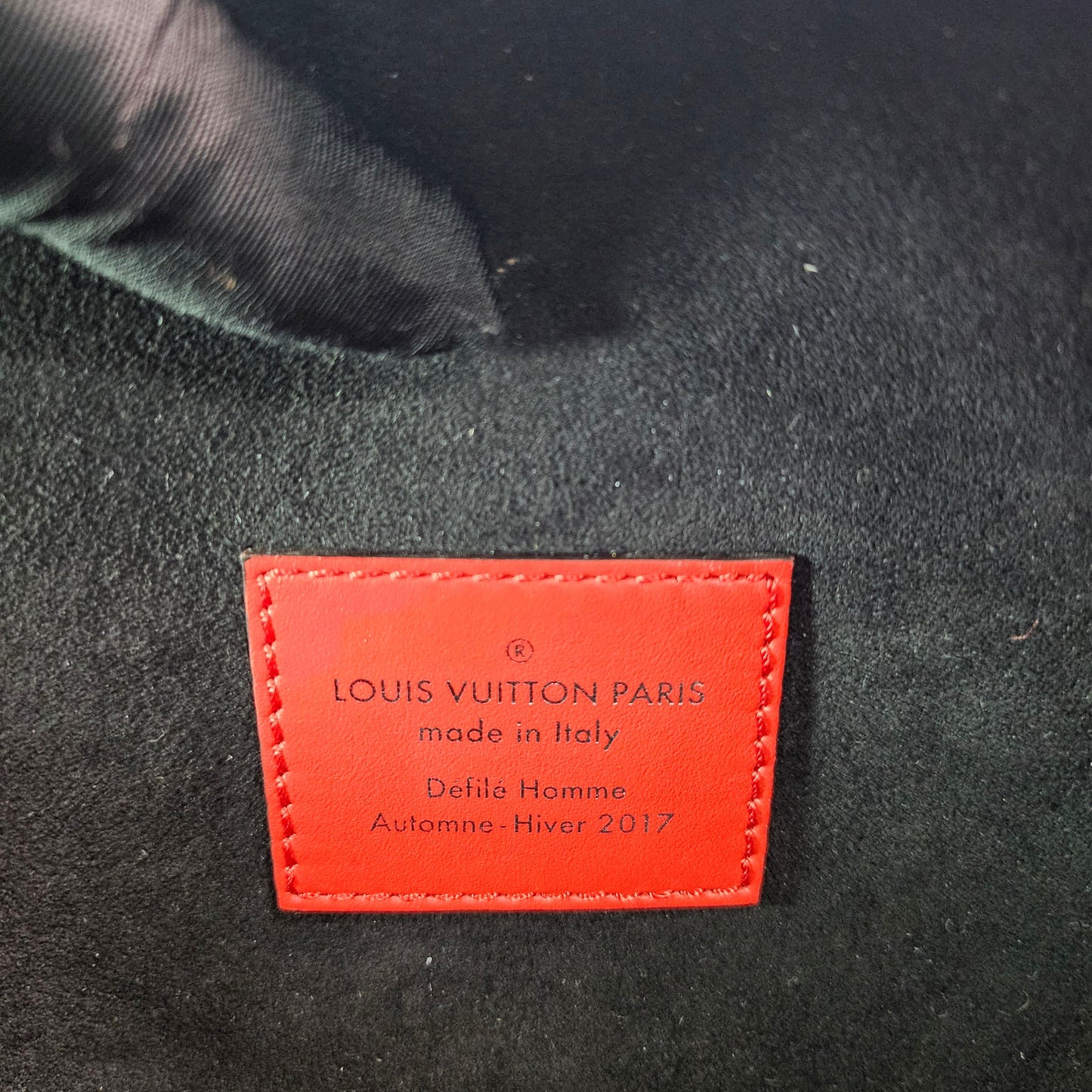 Louis Vuitton x Supreme Red Epi Leather Bum Bag